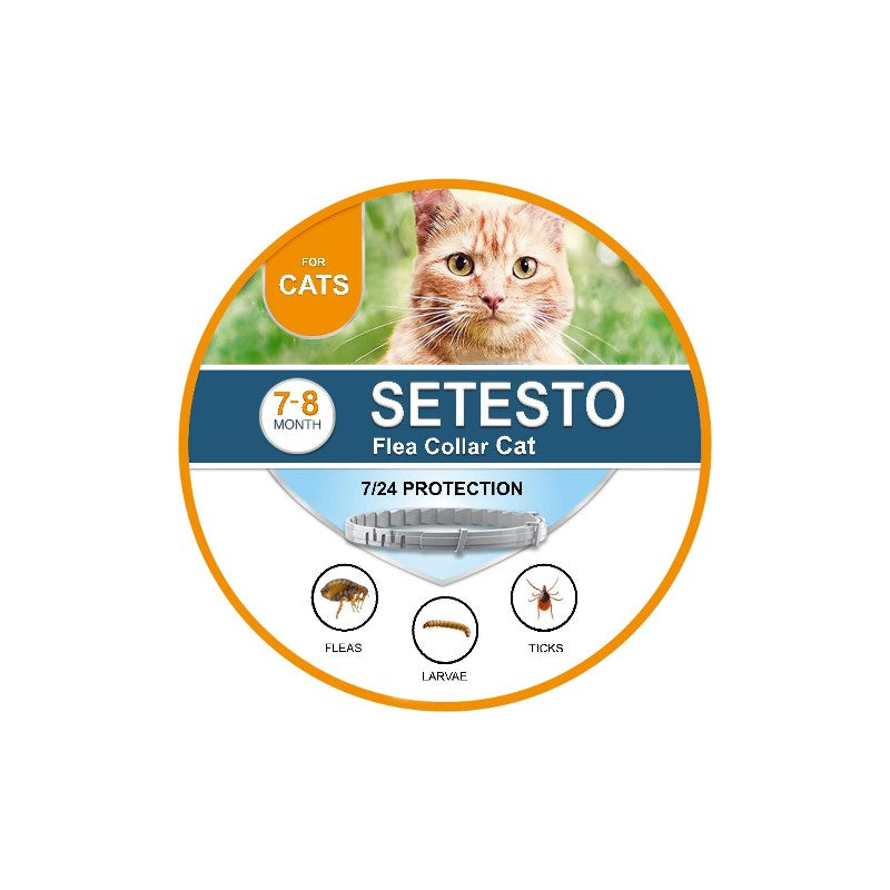 Setesto Repellent Flea Dog Collars Treatment with Clips Reflectors Suitable for Large Dogs Adjustable Design